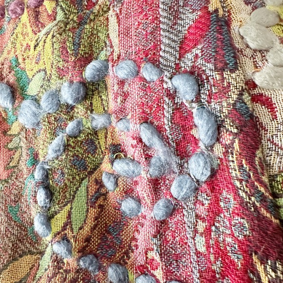 Soft Surroundings Bohemian Rich Woven Paisley Kimono Jacket women's size large - Picture 4 of 12